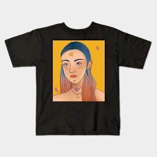 Sunset Girl Kids T-Shirt